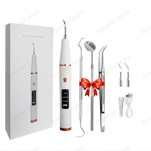 Ultrasonic Tooth Cleaner Dental Scaler Teeth Cleaning Tartar Plaque Remover Kit - Picture 14 of 16