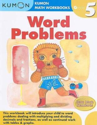 Word Problems (Kumon Math Workbooks Grade 5) - Paperback - VERY GOOD