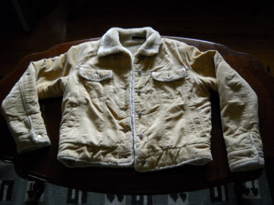 Nice Hurley Jacket Cordoroy and Faux Fur J-30