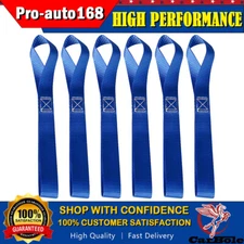 6Pcs Soft Loop Tie Down Straps 4500LBS Heavy Duty Motorcycle Handlebar Dirt Bike