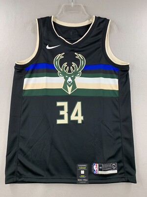 Giannis Antetokounmpo Milwaukee Bucks Nike Statement Swingman