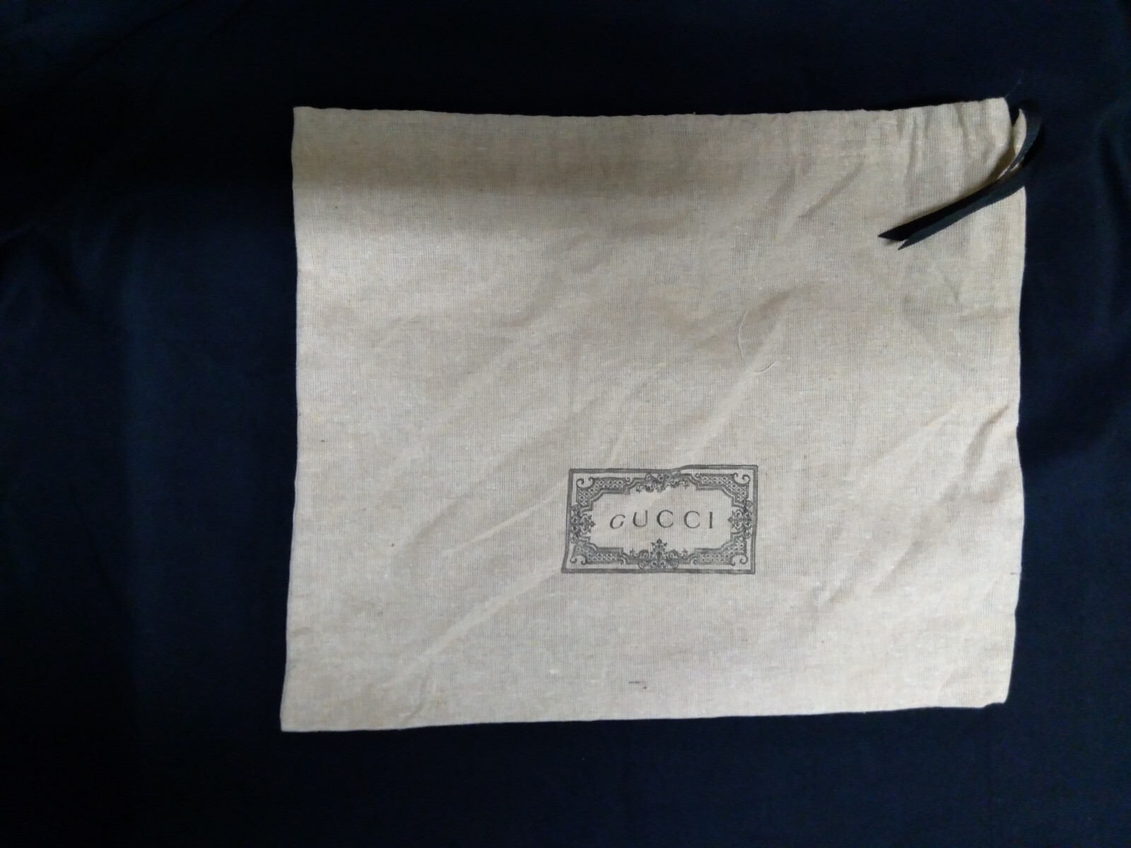 GUCCI Rectangular Dust Cover Dustbag  13.5" x 11.5" Recycled Materials NWOT thumbnail 2