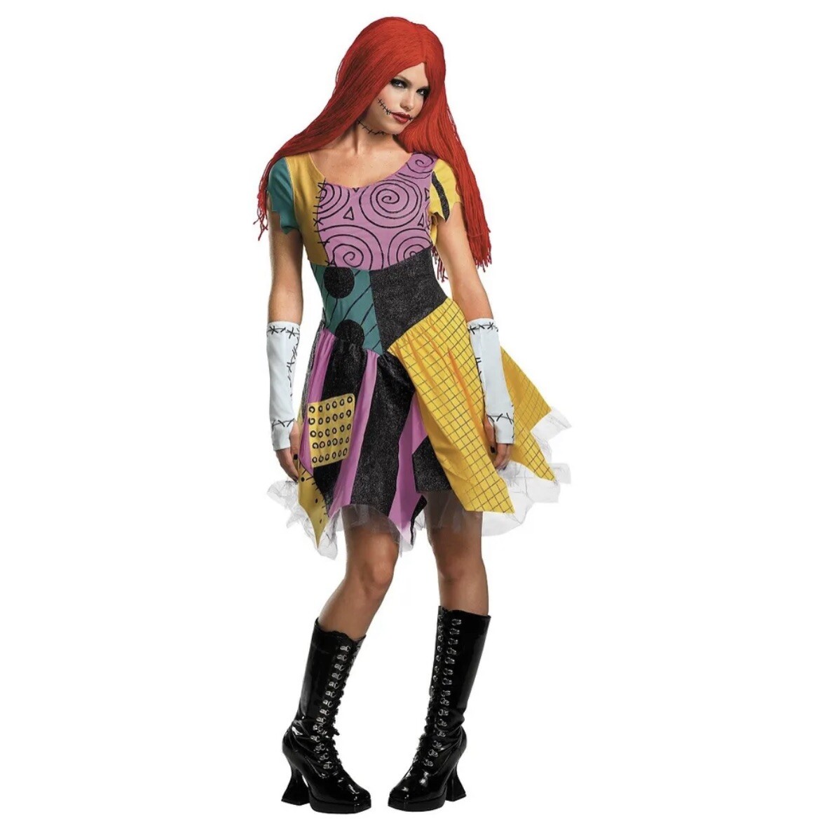 sally nightmare before christmas dress adult Cosplay The Nightmare Before Christmas Sally Dress Halloween Adult Party Skirts