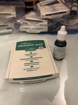 Stampin  Up!  Emerald Envy ink pad AND Re-inker