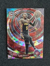 2022-23 Panini Spectra Dejounte Murray Astral Cracked Ice Parallel Hawks /49