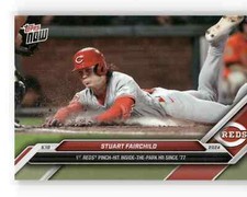 STUART FAIRCHILD Inside the Park Home Run 2024 Topps Now #176, PR: 555 Reds HR