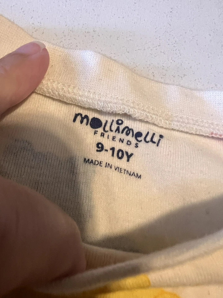 MOLLIMELLI Girls Boys Kids Size 9-10 Pajamas PJs Long Sleeve 2 Piece Bears - Image 2 of 4