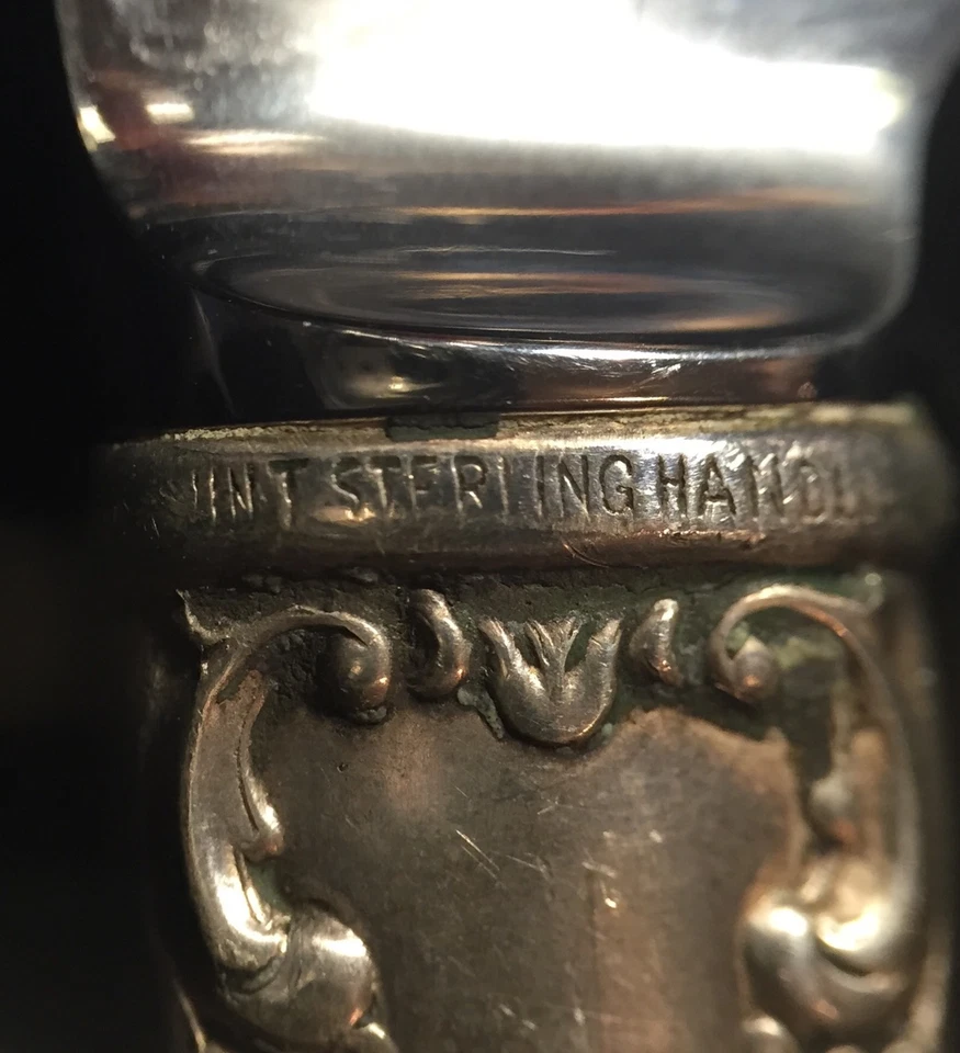 Cubiertos de plata de ley - Lunt cuchillo regular victoriano moderno francés Foto 4 de 4