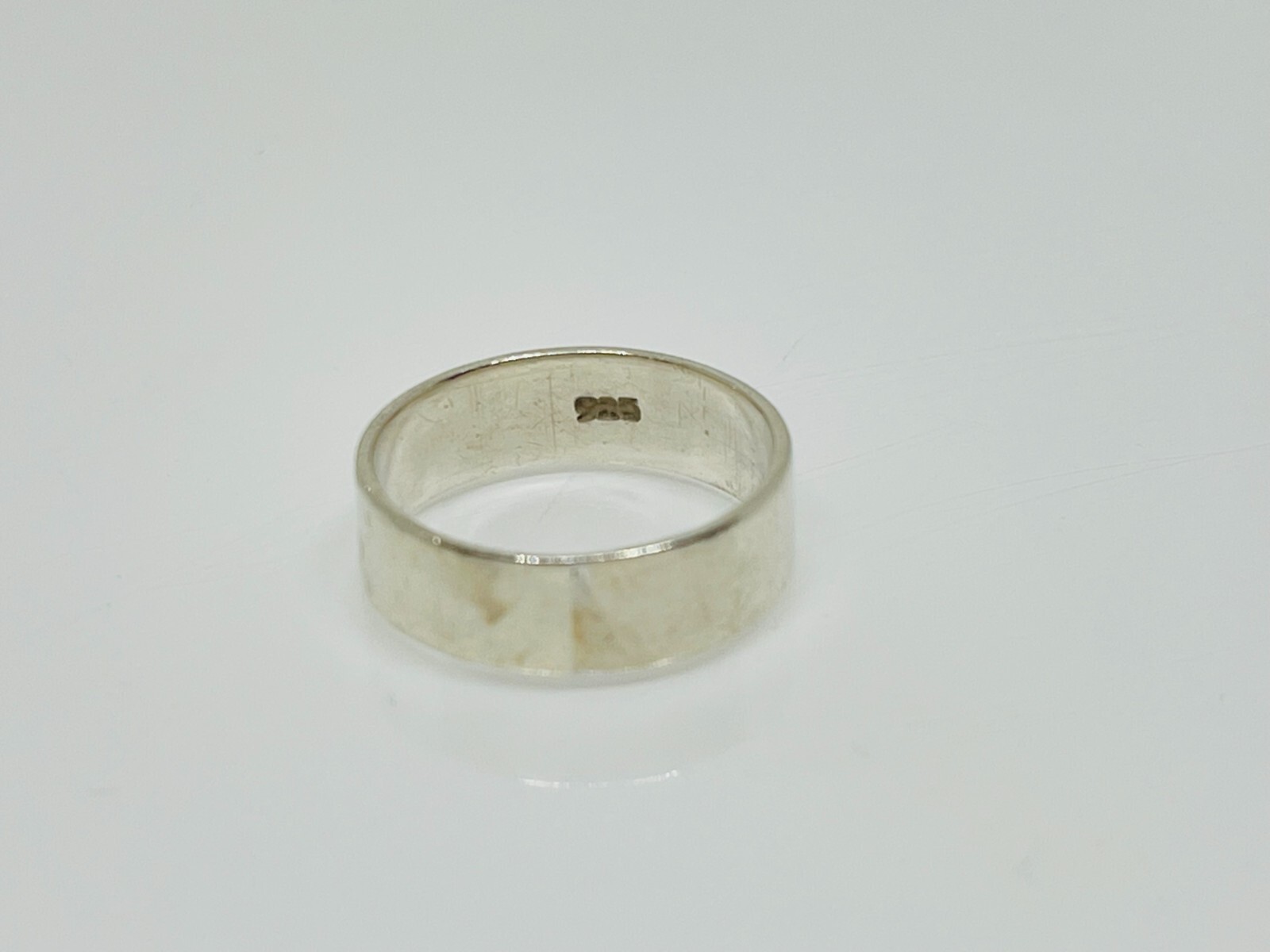 Fabulous Solid Silver Flat Band Ring 925 Silver S… - image 6