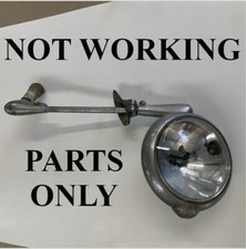 Cartruck Mount Spotlight Whandle Controller Parts Only - Not Working -vintage