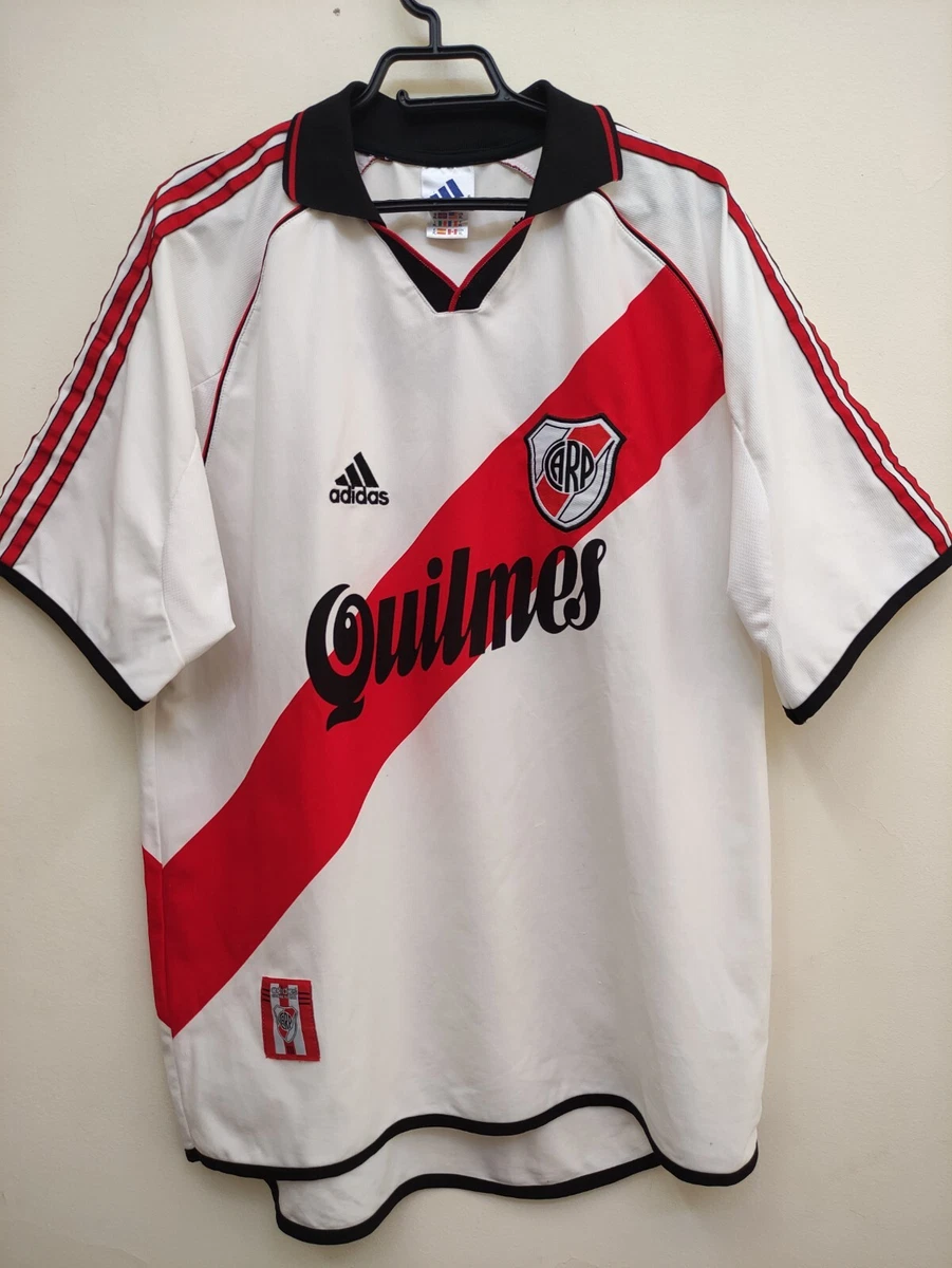 River Plate Jersey 2000 2001 Home Shirt Adidas Camiseta Soccer