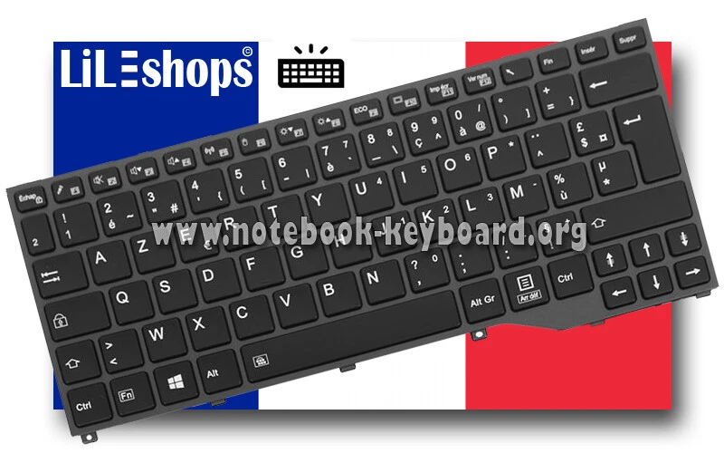 Clavier Vintage Fujitsu QWERTY Blanc - Prise PS/2 - Excellent état