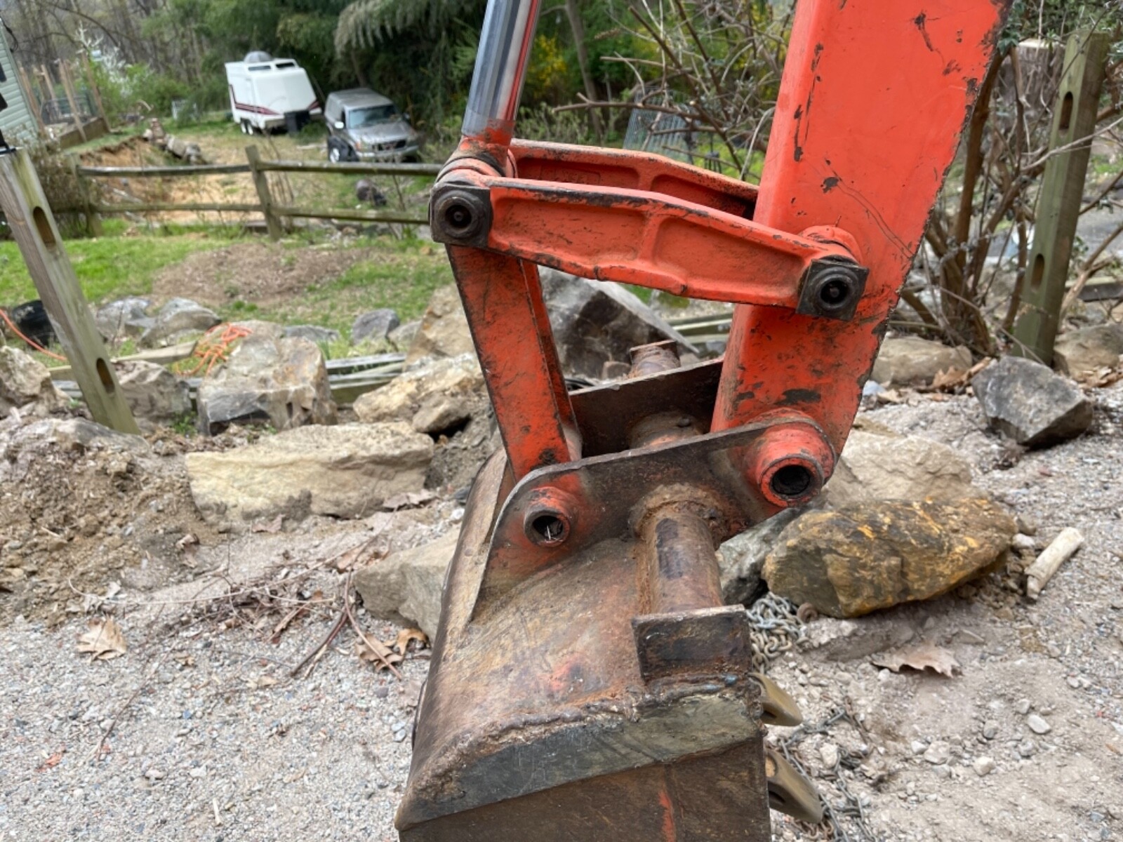 Kubota B26. BT820 backhoe bucket linkage guide 7559641150 eBay