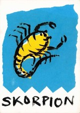Edgar gratis #558  SKORPION -  Postkarte, ungelaufen