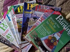 Quick  Easy PaintWorks Tole Painting Magazines with Patterns Lot of 10