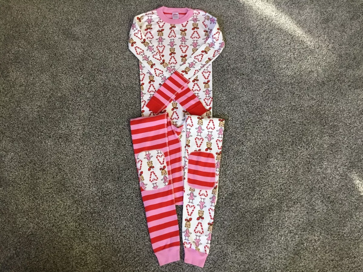 Hanna Andersson Dr Seuss Cindy Lou Who Grinch pajamas size 12 eBay