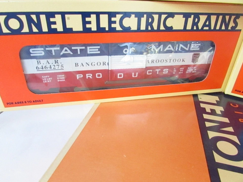 Lionel Trains 19272 6464 Boxcar Series IV Penn-State of Maine-SP NIB H1F - Image 2 of 4