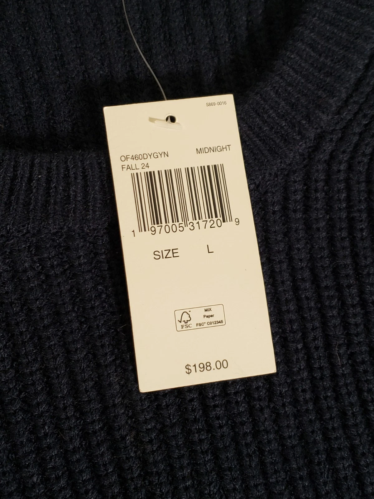 Felpa Michael Kors blu bianca a righe maglia pullover maglione taglia large