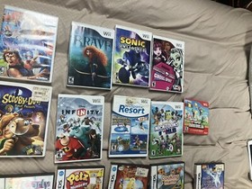 Nintendo DS / Nintendo Wii Video Game Lot 15 Original Cases/game Manual Bundle