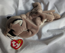 Ty Beanie Baby CANYON the cougar DOB: 29/05/1998 & swing tag which is detached