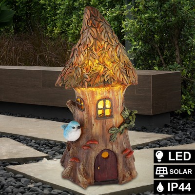 Led Solar Lampe Garten Beet Deko Beleuchtung Baum Haus Aussen Hof Steh Leuchte Ebay