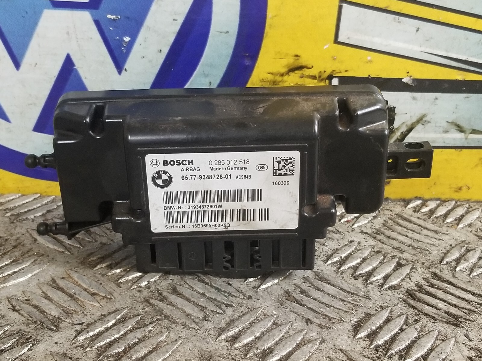 BMW 1 SERIES F20 AIR BAG CRASH SENSOR MODULE 6577934872601 | eBay