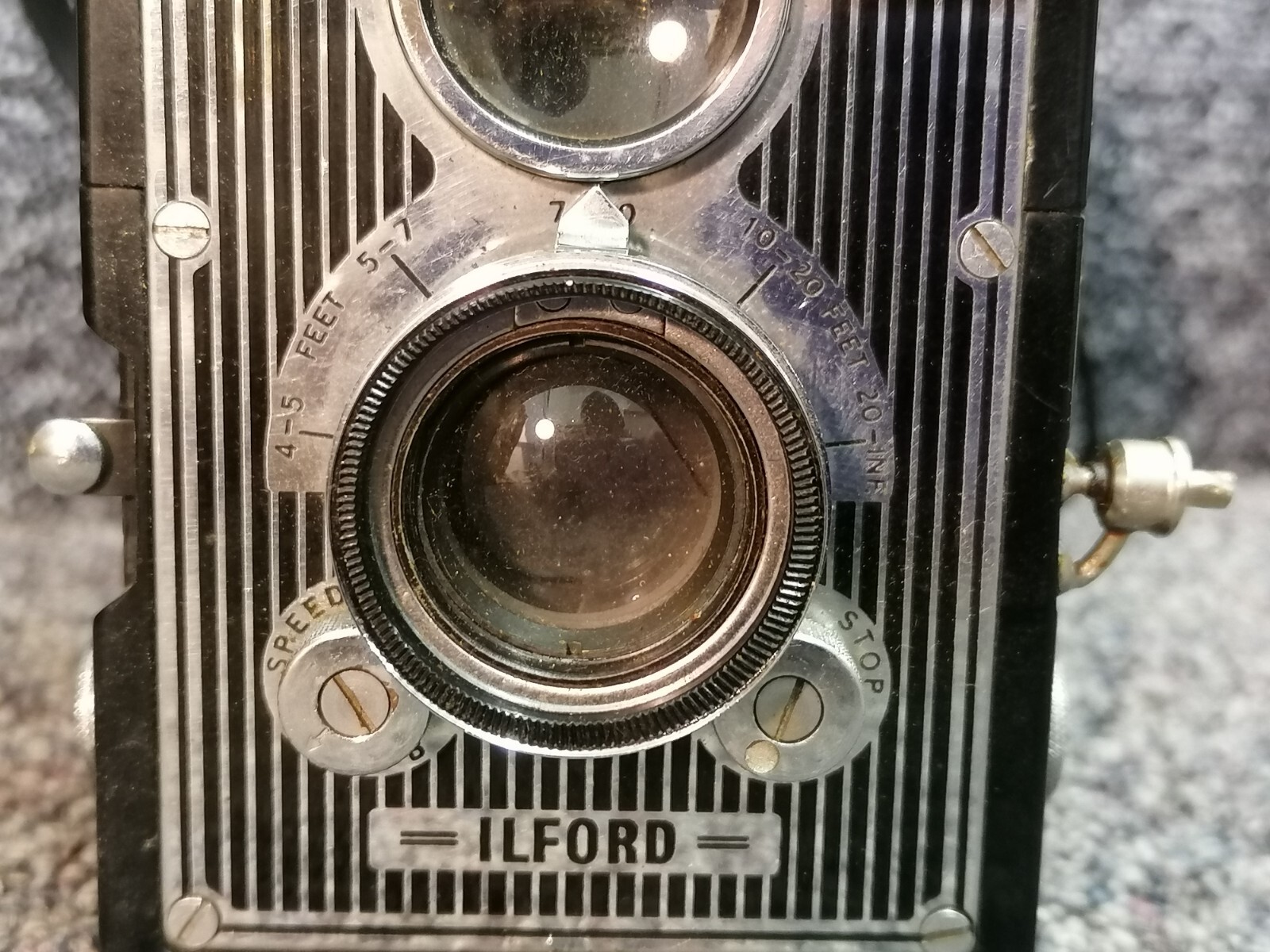 Vintage Ilford Craftsman TLR Medium Format Box Camera eBay