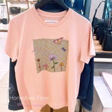 NWT Coach X Observed WOMEN'S By Us Florals Signature Square T Shirt In Organic