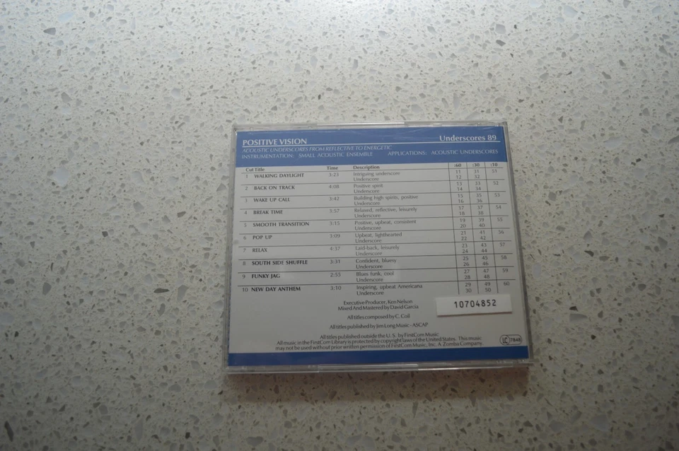 UNDERSCORES RARE SOUND EFFECTS CD! WAKE UP CALL LIBRARY MUSIC - Image 3 of 3