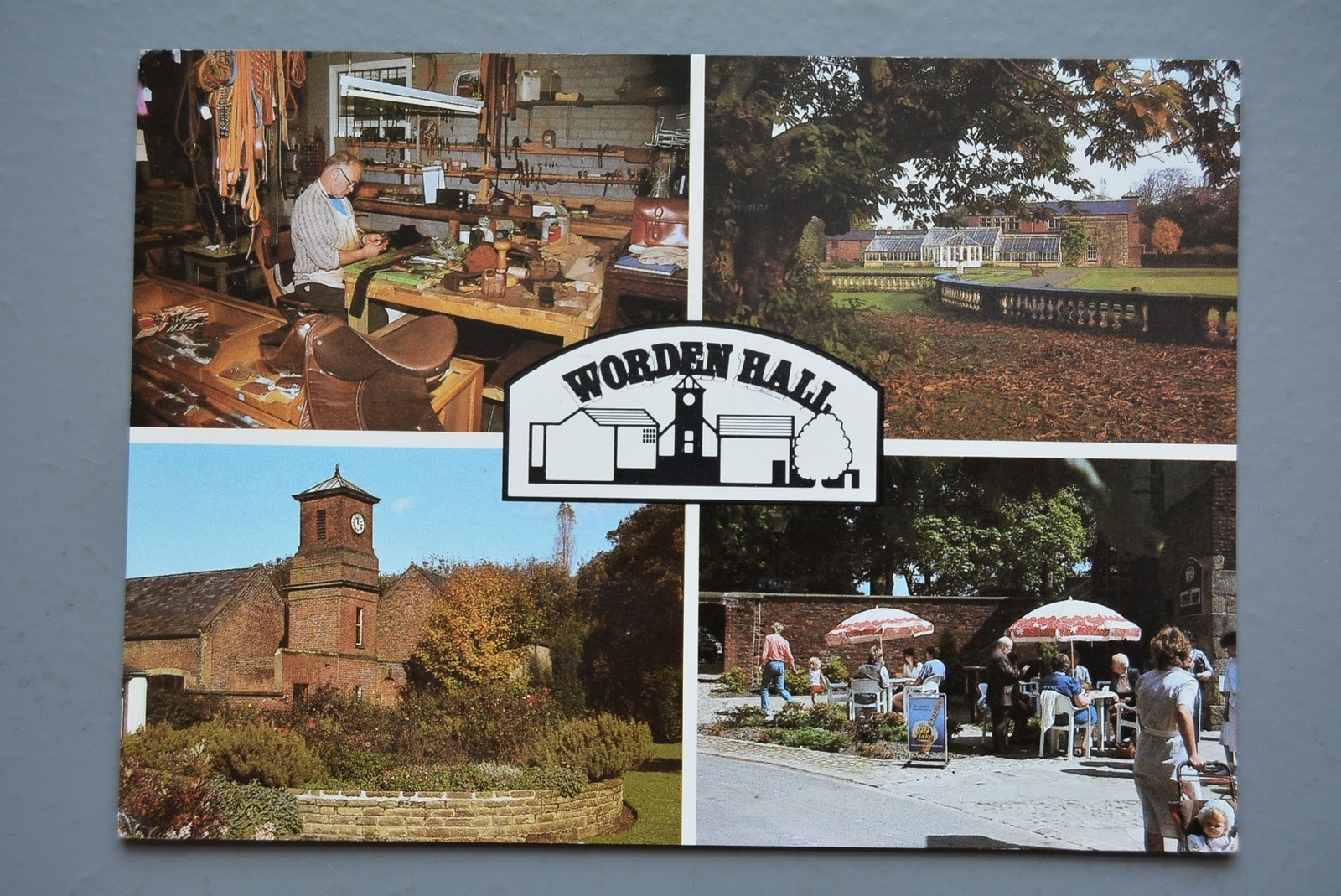 R&L Postcard Worden Hall Leyland, Clock Tower and Gardens eBay