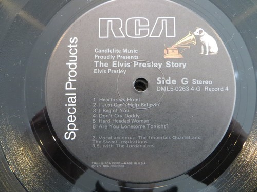 Elvis Presley – The Elvis Presley Story - RCA DML5-0263 Vinyl 5xLP VG+/VG+ - Picture 12 of 14