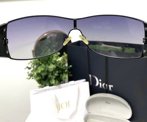Vintage Y2K Authentic Christian DIOR Mixt 2/S Shield Visor Gradient Sunglasses - Picture 5 of 12