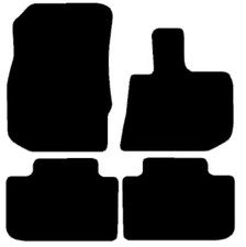 FITS BMW X4 G02 2018 & ONWARDS FULLY TAILORED BLACK CAR FLOOR MATS SET (4 PCS)