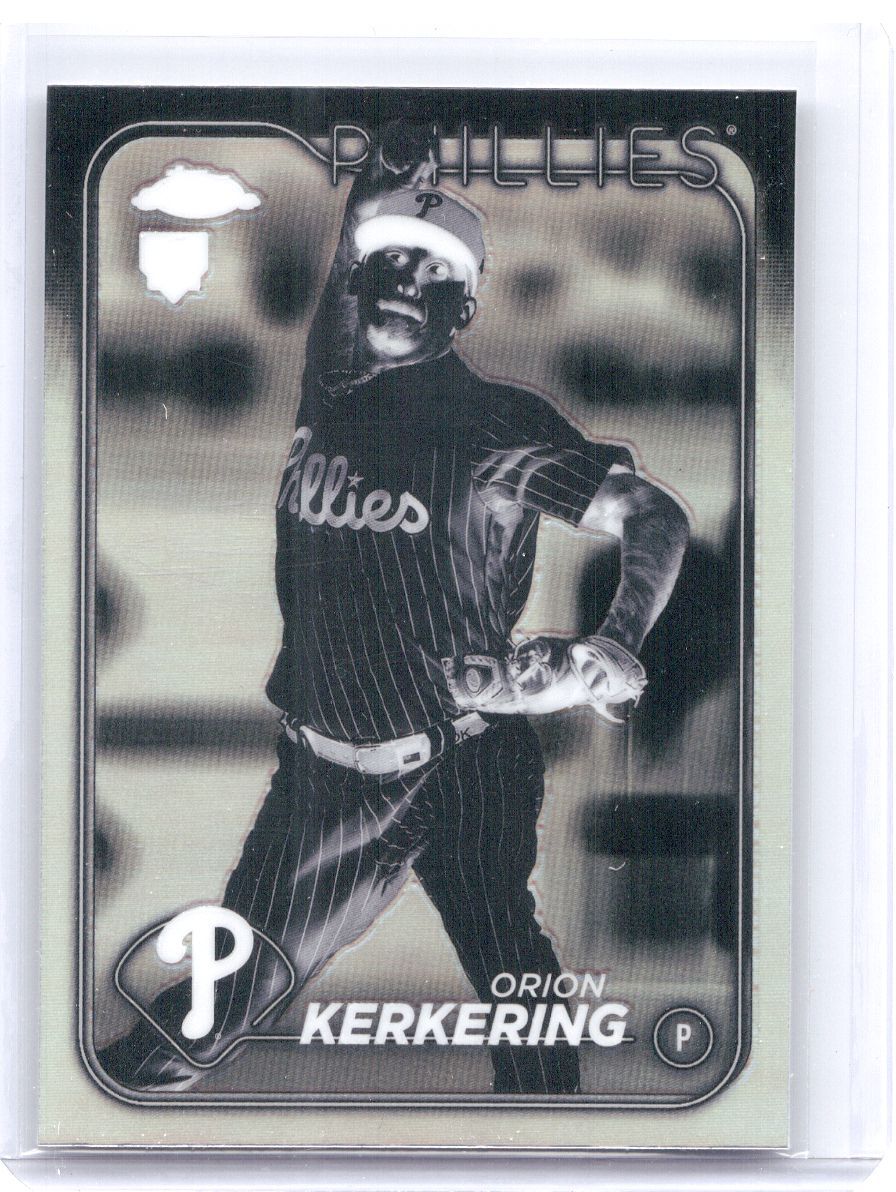2024 Topps Chrome #180 Orion Kerkering Negative Refractor
