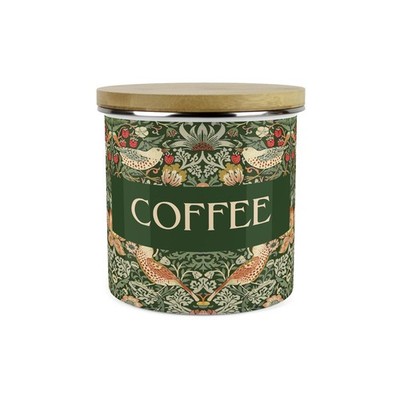 Grüner Erdbeerdieb Kaffeedose - William Morris Küche Aufbewahrung Geschenk
