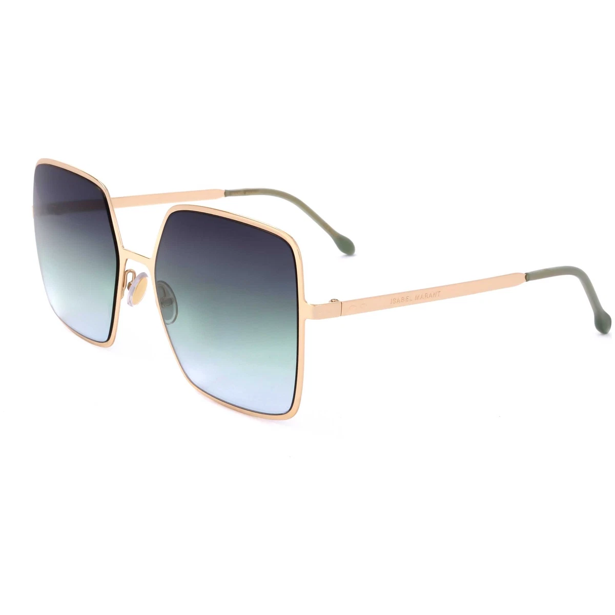 Isabel Marant IM0081/S 06LB KU Sunglasses Ruthenium Square Frame, Blue Lenses Ekly Sunglasses Woman brown hav-blue | ISABEL MARANT  main image 2