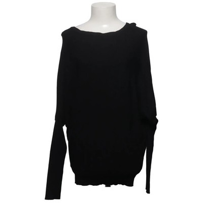 3 Suisses, Strickpullover, Größe: 38/40, Schwarz, Einfarbig, Feinstrick #RCQ