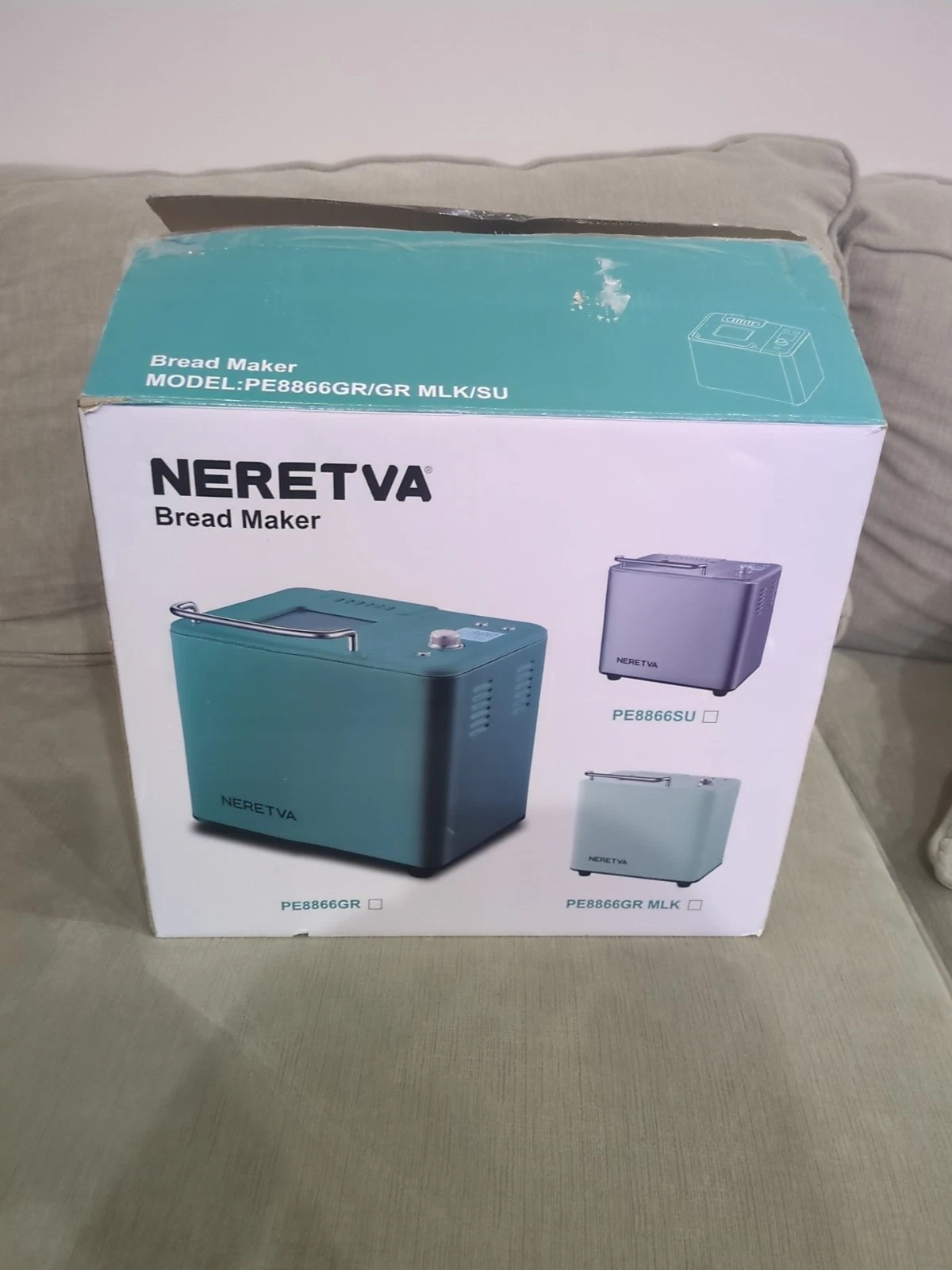 Neretva Bread Maker Machine , 20-In-1 2LB Automatic Breadmaker PE8866SU Silver
Opens in a new window