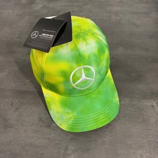 Gorra Mercedes AMG Petronas verde amarilla tie dye Brasil GP F1 Gorra Lewis Hamilton