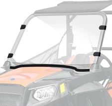 StarknightMT Scratch-Resistant UTV Full Front Windshield, Polaris RZR 800 S 900