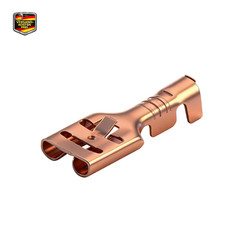 Flachstecker Schnellverbinder 6,3 mm Messing ...