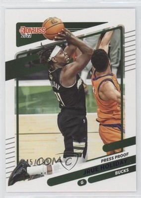 2021-22 Panini Donruss Purple Press Proof 45/199 Jrue Holiday #108 1e9z