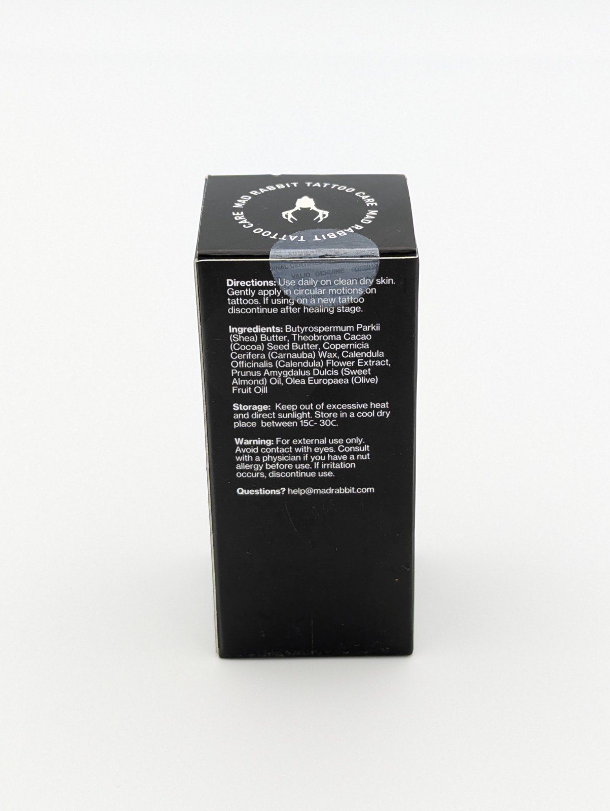 Mad Rabbit Enhance Tattoo Balm Stick-Tattoo Aftercare Brightener & Moisturizer