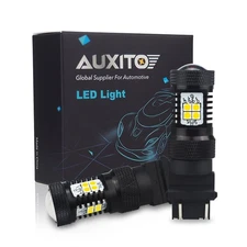 AUXITO 3156 3157 Reverse LED Backup Light Bulbs White 6000K Canbus Error Free 2x