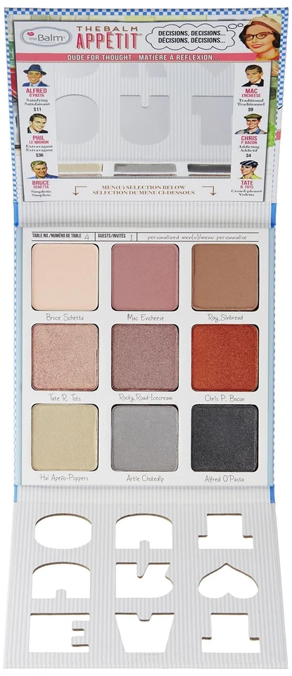 theBalm Appétit Eyeshadow Palette - 9 Shades - Image 2 of 4