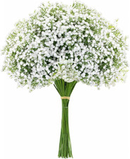 10PCS 21 inch Artificial Baby  s Breath Flowers Faux Gypsophila for Decor