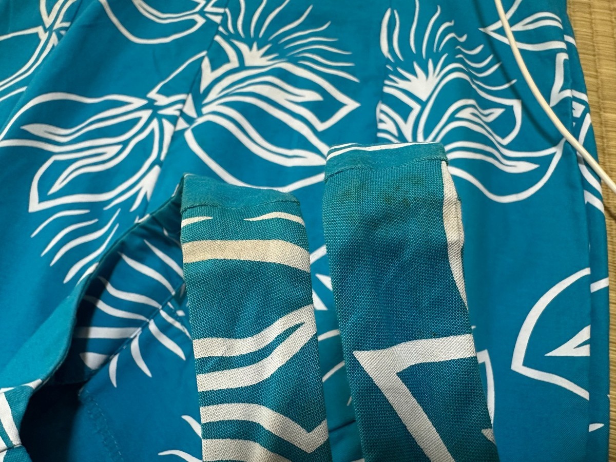 SIG ZANE シグゼーン ワンピース　ハワイhilo hawaii hilo hawaii Sig Zane Light Blue White Floral Mermaid Cotton Long