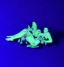 Creature From the Black Lagoon Glow In The Dark Pin Back Universal Monster