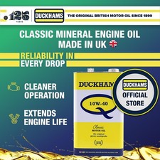 Duckhams Classic Q 10W-40 Mineral Engine Oil 5L 5.80 per litre
