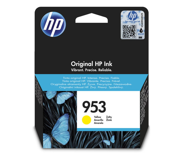HP 953 Amarillo Cartucho de Tinta Original - (F6U14AE)
